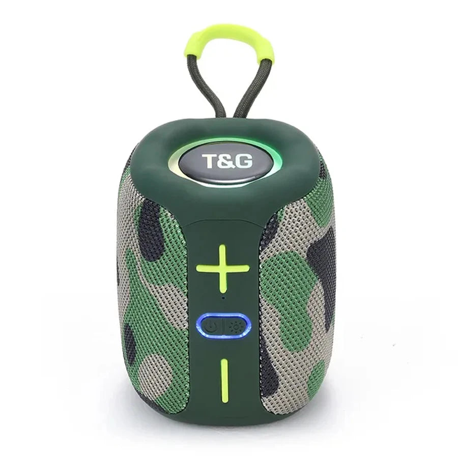 Coluna Bluetooth Portátil T&G TG658 – 8W | BT 5.3 | FM | TF Card