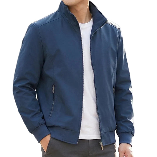 Casaco Bomber Masculino Slim – Gola Mao Primavera/Outono