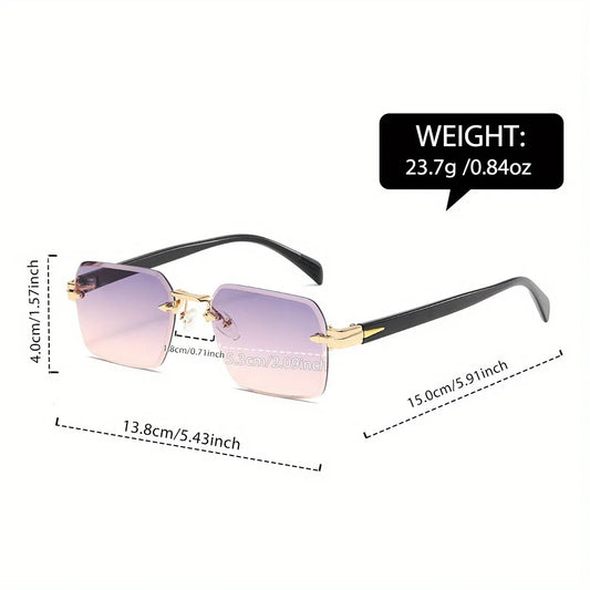 Óculos de Sol Unissexo Sem Aro – Fashion, Ideal para Festas e Oferta