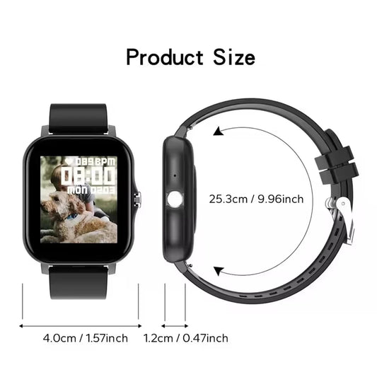 Smartwatch Lenovo – Ecrã Touch Completo, Chamadas BT, Fitness, Unissexo