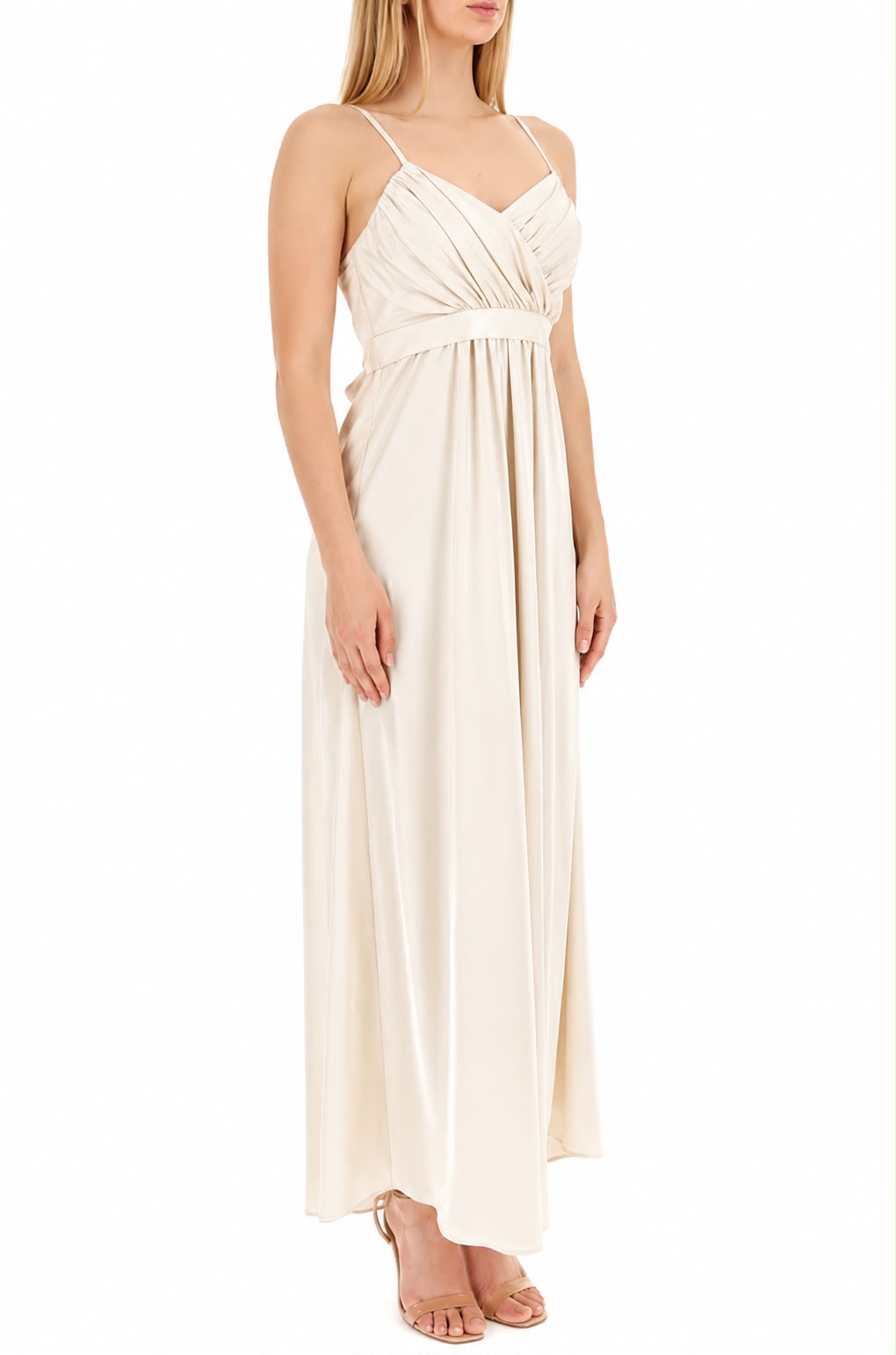 RINASCIMENTO Vestido comprido - Bege