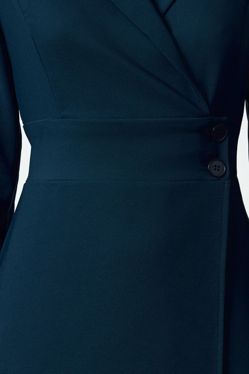 TRENDYOL Vestido traçado - Azul - Azul