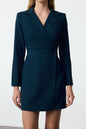 TRENDYOL Vestido traçado - Azul - Azul