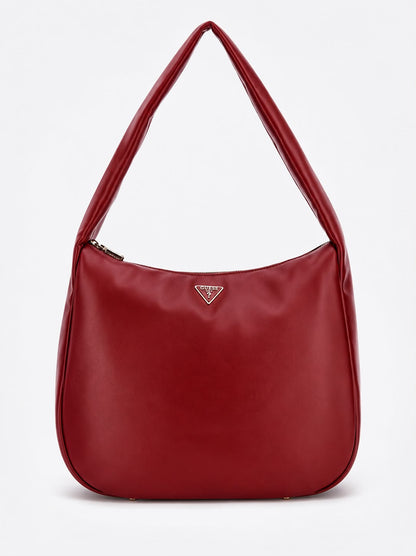 Mala GUESS Hobo Ombro Vermelho Bordeaux
