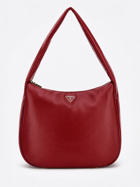 Mala GUESS Hobo de Ombro — Vermelho Bordeaux