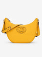 Mala GUESS Hobo Crossbody GG Amarelo Mostarda