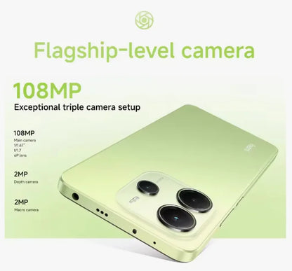 Smartphone Xiaomi Redmi Note 14 – AMOLED 120Hz, 108MP, 5500mAh, NFC, 5G