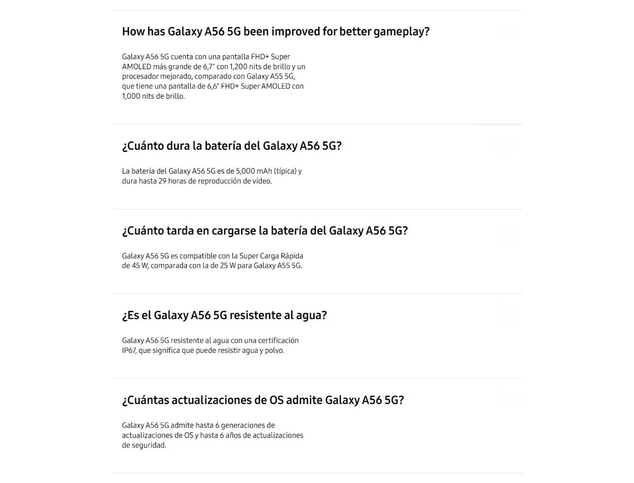 Samsung Galaxy A56 5G – 128GB, FHD+ 6.7", 50MP, 5000mAh, NFC, Android