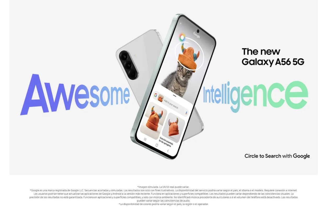 Samsung Galaxy A56 5G – 128GB, FHD+ 6.7", 50MP, 5000mAh, NFC, Android