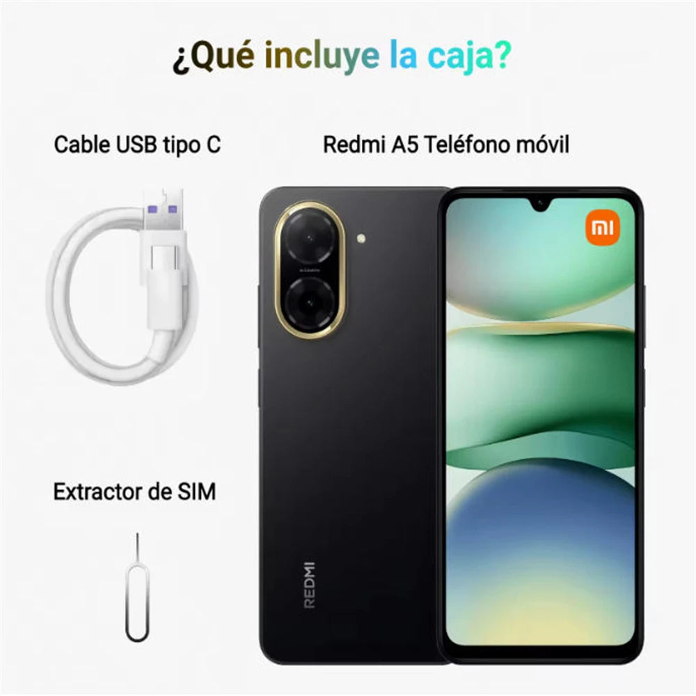 Smartphone Xiaomi Redmi A5 – 32MP, 5200mAh, Ecrã 6.88", Octa-Core, Android