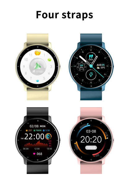 Smartwatch LIGE – Fitness, Freq. Cardíaca, À Prova de Água, Android e iOS
