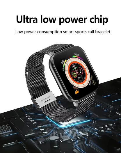 Smartwatch Lenovo – Ecrã Touch Completo, Chamadas BT, Fitness, Unissexo