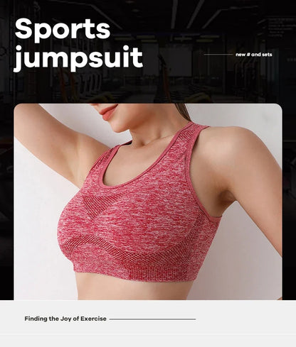 Soutien Desportivo Push Up Feminino – Respirável para Yoga e Fitness