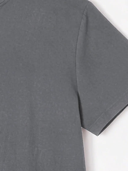 White Short-Sleeve Henley Shirt – Lightweight Summer Essential