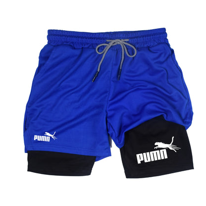 Calções Masculinos de Verão – Print Casual Joelho