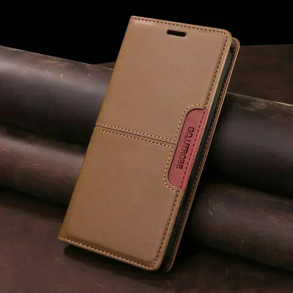 Capa Luxo com Carteira para Xiaomi Redmi Note – Magnética, RFID, Flip