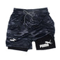 Calções Masculinos de Verão – Print Casual Joelho