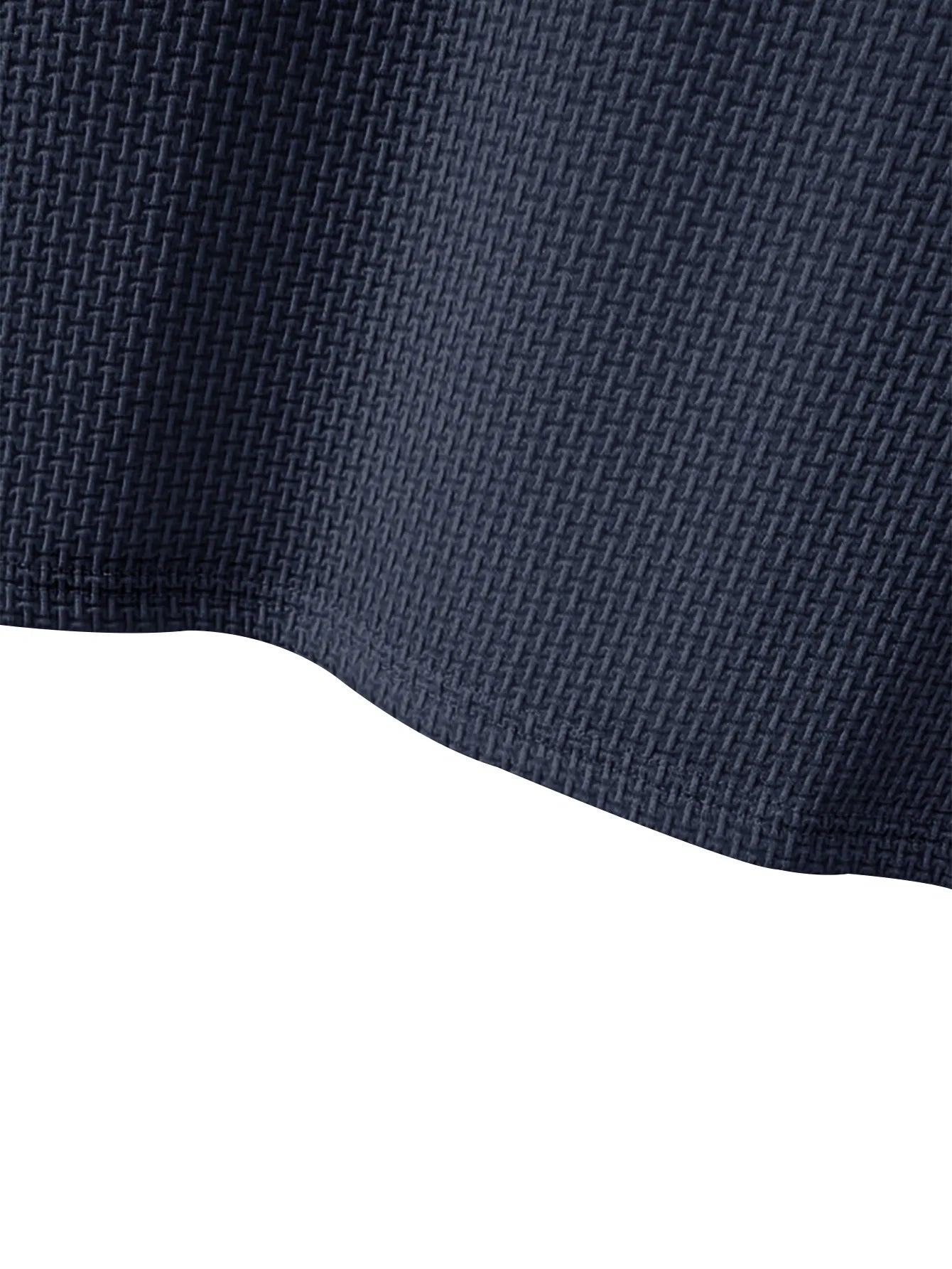 T-shirt Masculina Slim Fit Textura Piqué — Verde Militar, Azul, Branco e Preto