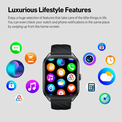 Smartwatch Zeblaze GTS 4 – Chamadas, AMOLED 1.94", 100+ Desportos, Saúde