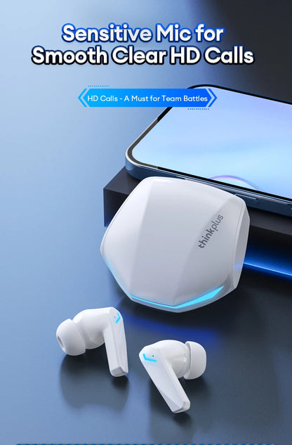 Auriculares Lenovo GM2 Pro Gaming – BT 5.3, Baixa Latência, Microfone (v2)