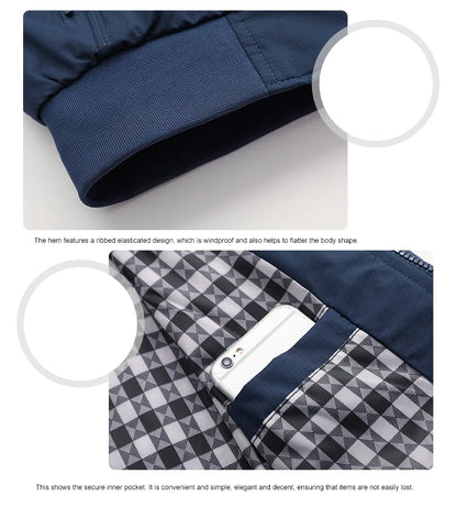 Korean Spring Autumn Casual Solid Fashion Slim Bomber Jacket Men Overcoat Stand Collar Jackets Men's Jacket S-6XL Top