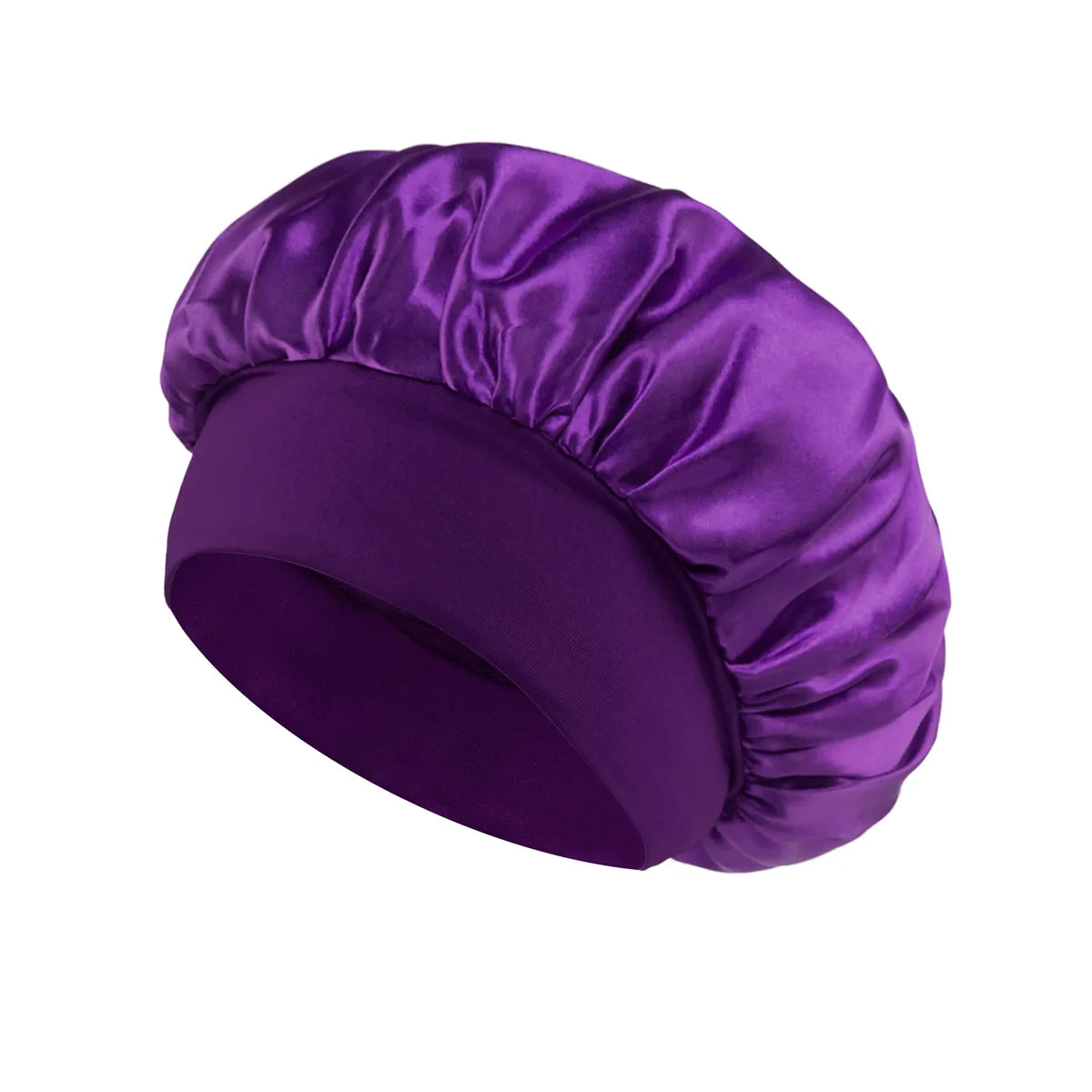 Touca de Cetim Grande para Cabelo Longo – Proteção Noturna