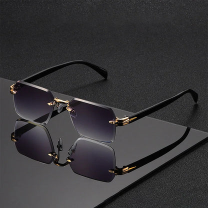 Óculos de Sol Unissexo Sem Aro – Fashion, Ideal para Festas e Oferta