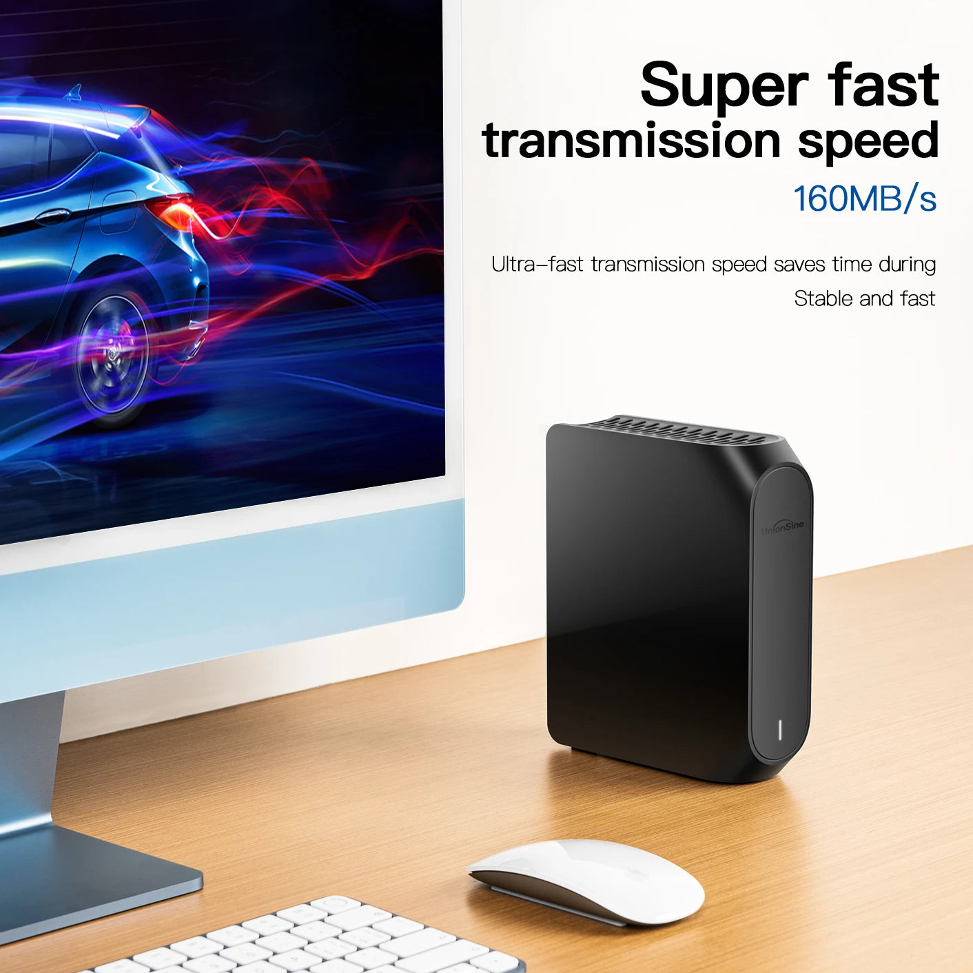 Disco Rígido Externo UnionSine 3.5" – 4TB a 18TB, USB 3.2, PC, Mac, PS4, Xbox