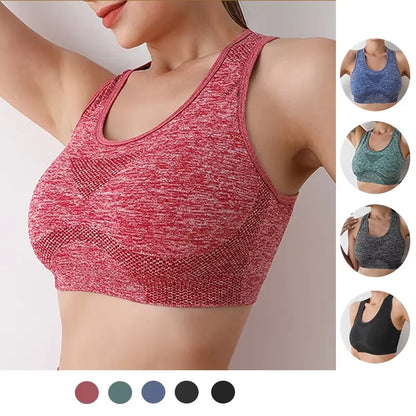 Soutien Desportivo Push Up Feminino – Respirável para Yoga e Fitness