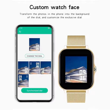 Smartwatch Lenovo – Ecrã Touch Completo, Chamadas BT, Fitness, Unissexo