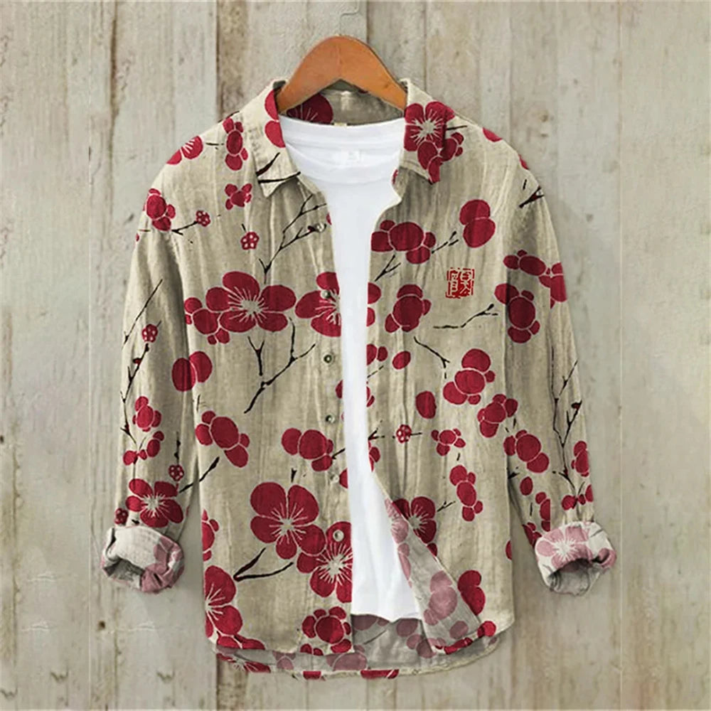 Camisa Masculina Casual – Manga Comprida