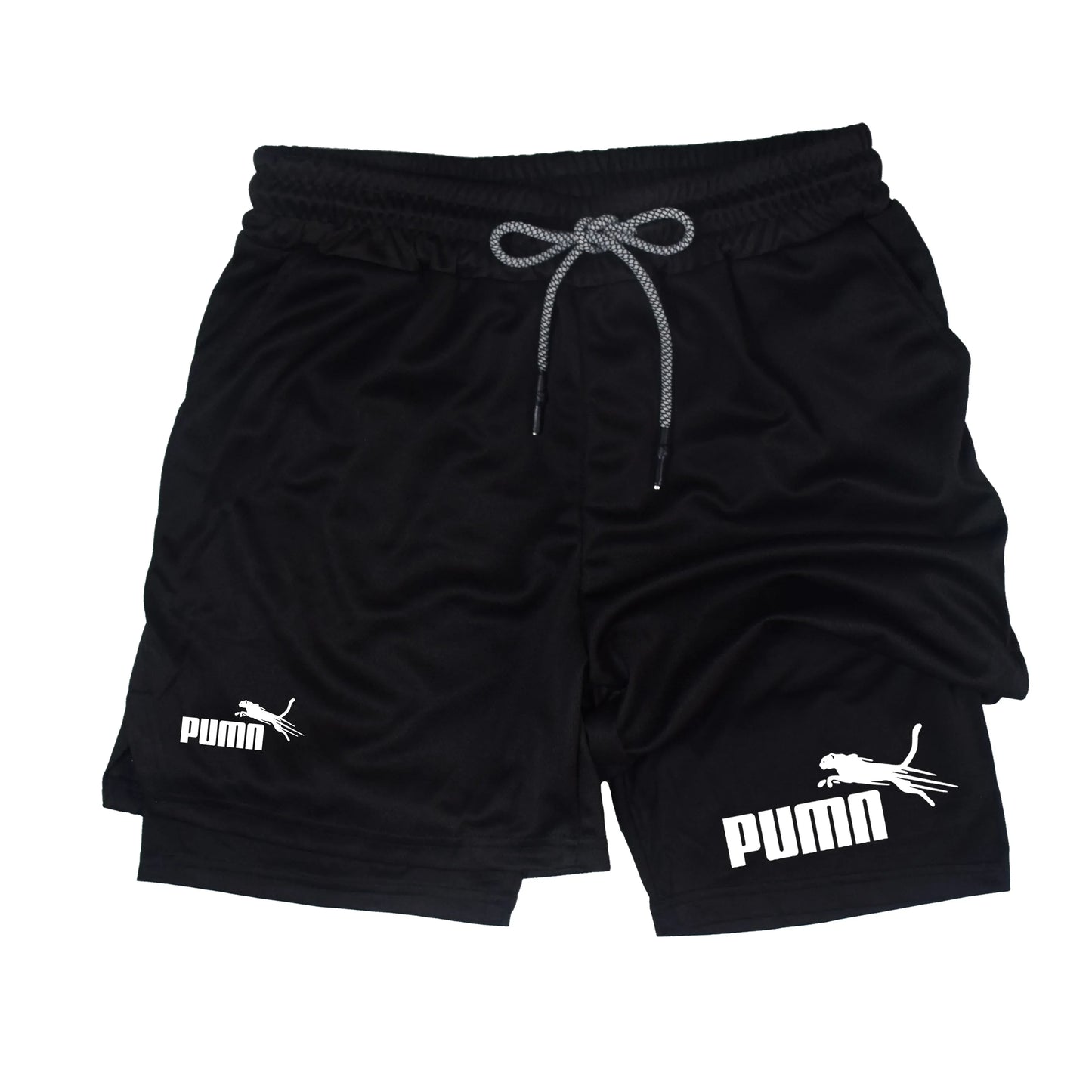 Calções Masculinos de Verão – Print Casual Joelho