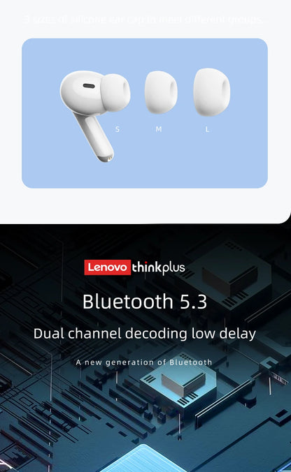 Auriculares Lenovo XT88 TWS – BT 5.3, HiFi, Redução de Ruído, Touch, Microfone