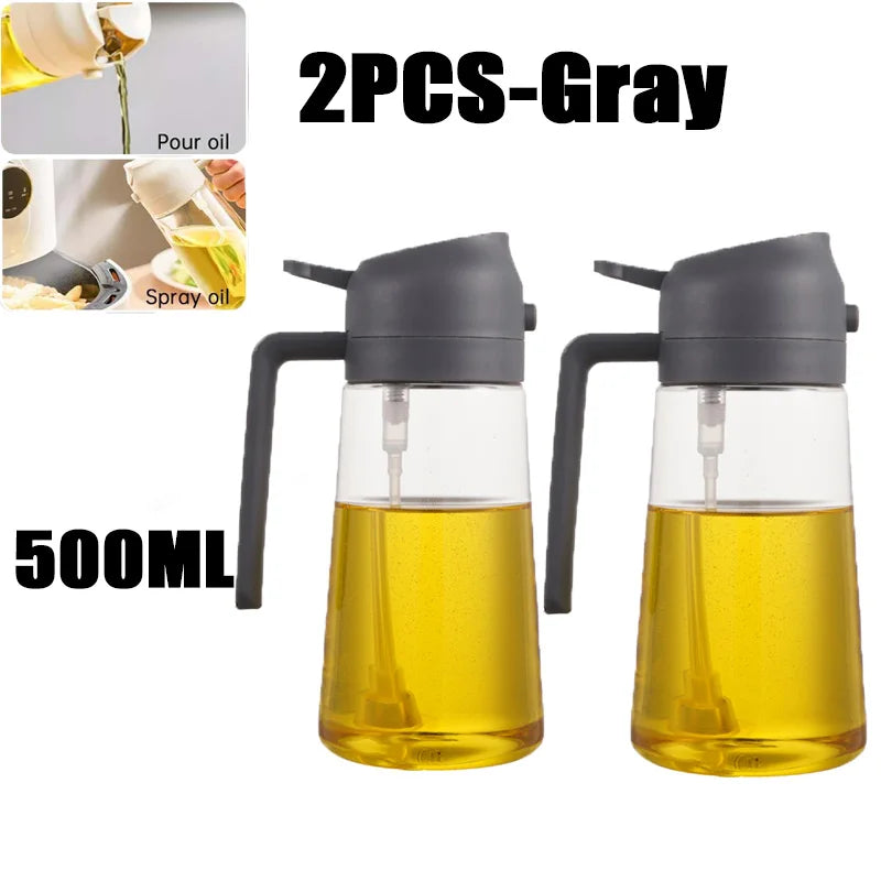 Pulverizador de Óleo para Cozinha — Spray Uniforme para Grelhar e Cozinhar