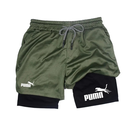 Calções Masculinos de Verão – Print Casual Joelho