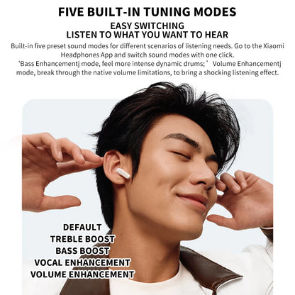 Auriculares Xiaomi Redmi Buds 6 Vitality Edition – BT 5.4, 30h, 5 Modos de Som