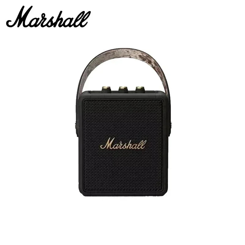 Coluna Bluetooth Portátil Marshall – BT 5.0, IPX4, Graves Profundos, Exterior