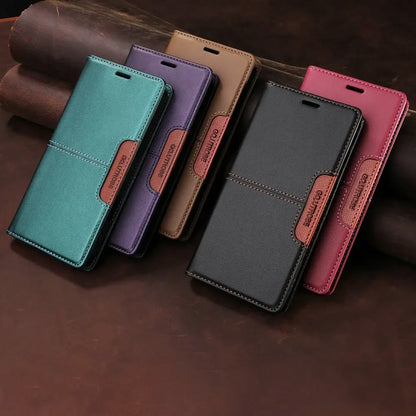 Capa Luxo com Carteira para Xiaomi Redmi Note – Magnética, RFID, Flip