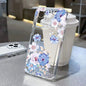 Capa Transparente com Flores para Samsung Galaxy – Antiquéda, Vários Modelos