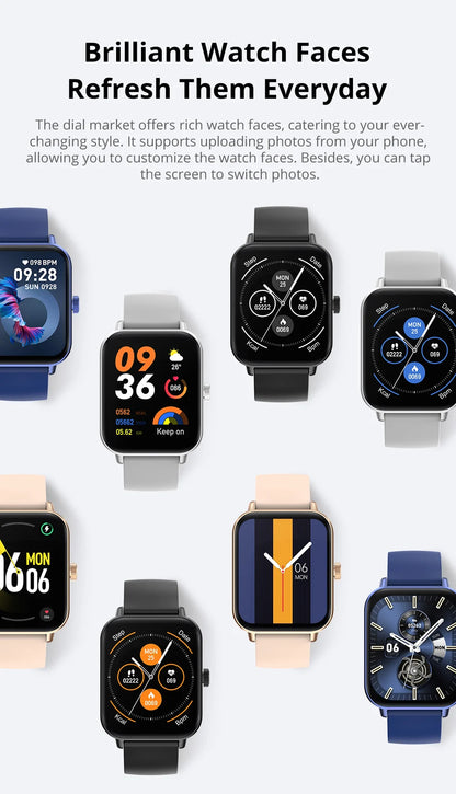 Smartwatch COLMI P81 – Chamadas, Ecrã 1.9", 100+ Desportos, Saúde 24h