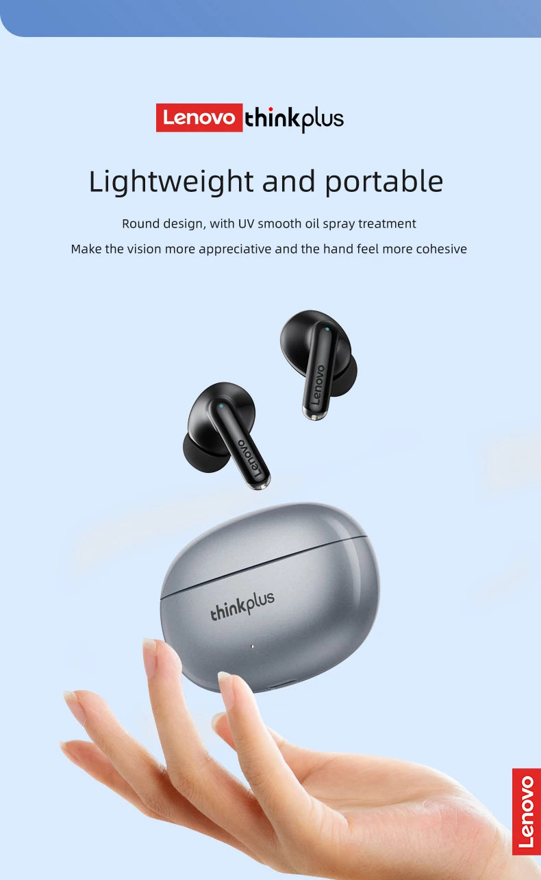 Auriculares Lenovo XT88 TWS – BT 5.3, HiFi, Redução de Ruído, Touch, Microfone