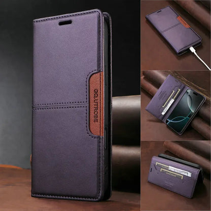 Capa Luxo com Carteira para Xiaomi Redmi Note – Magnética, RFID, Flip