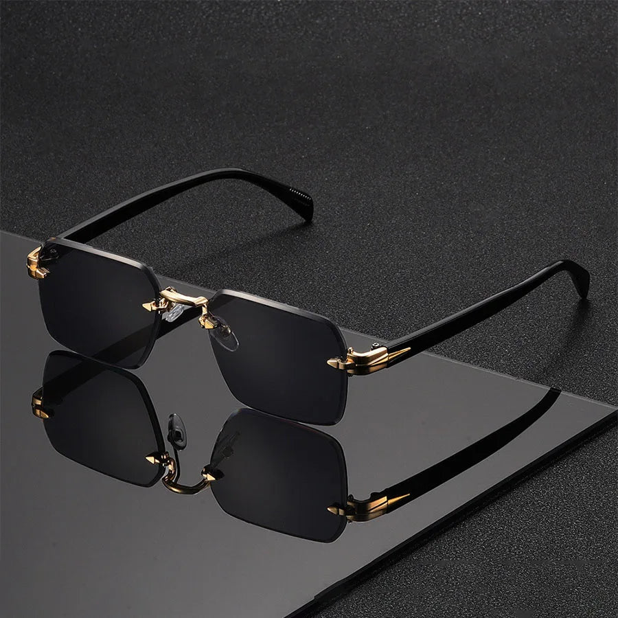 Óculos de Sol Unissexo Sem Aro – Fashion, Ideal para Festas e Oferta