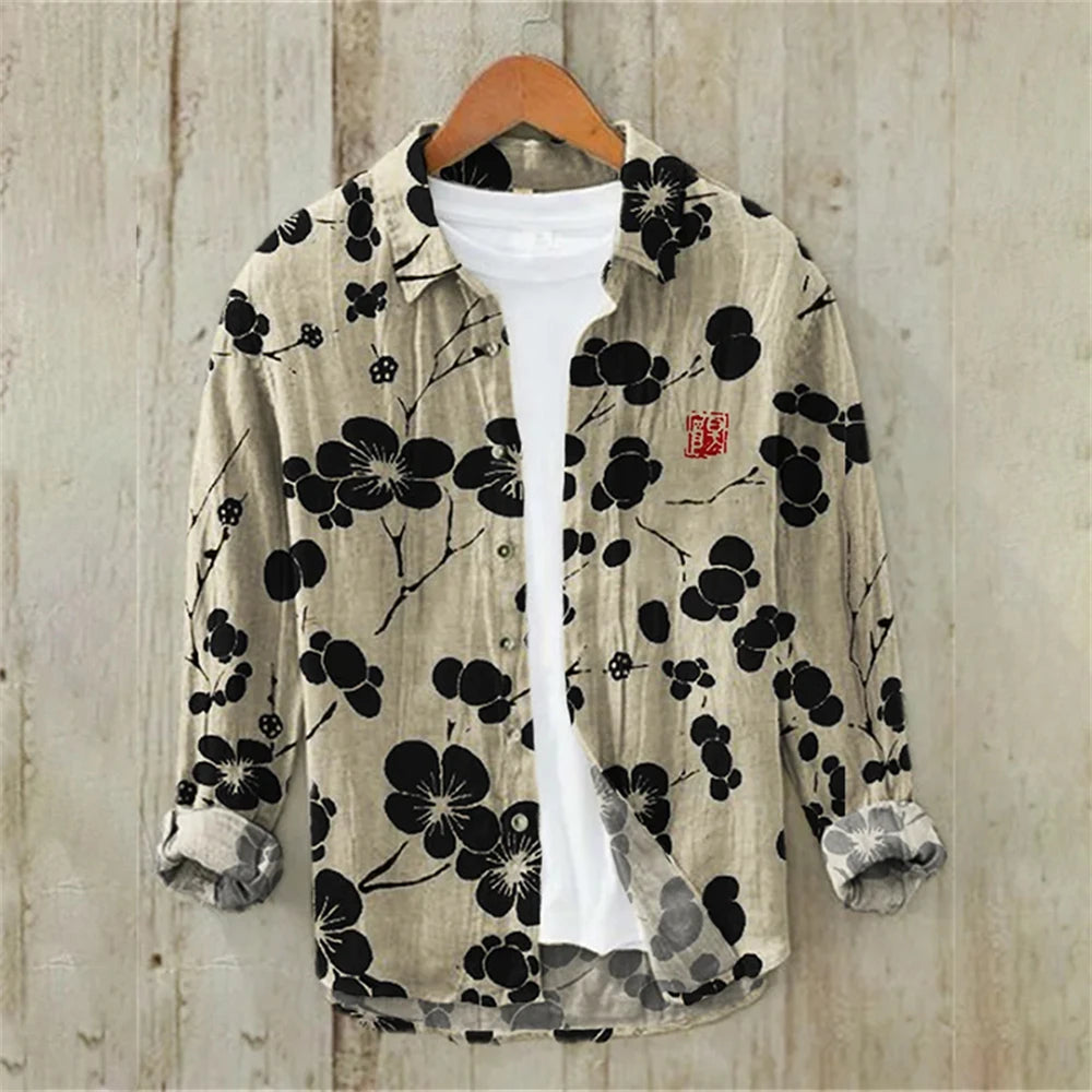 Camisa Masculina Casual – Manga Comprida