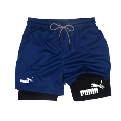 Calções Masculinos de Verão – Print Casual Joelho