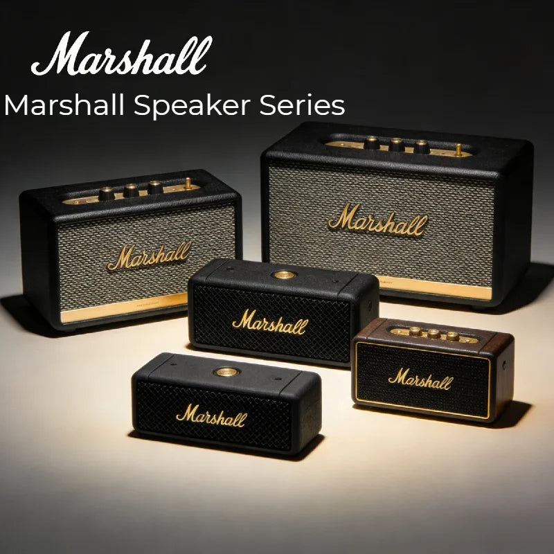 Coluna Marshall Emberton III Portátil – BT, IP67, 32h, Graves Intensos