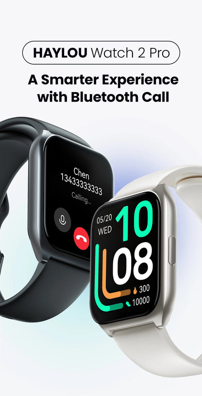 Smartwatch HAYLOU Watch 2 Pro – Ecrã 1.85", 100 Modos Desportivos, Freq. Cardíaca