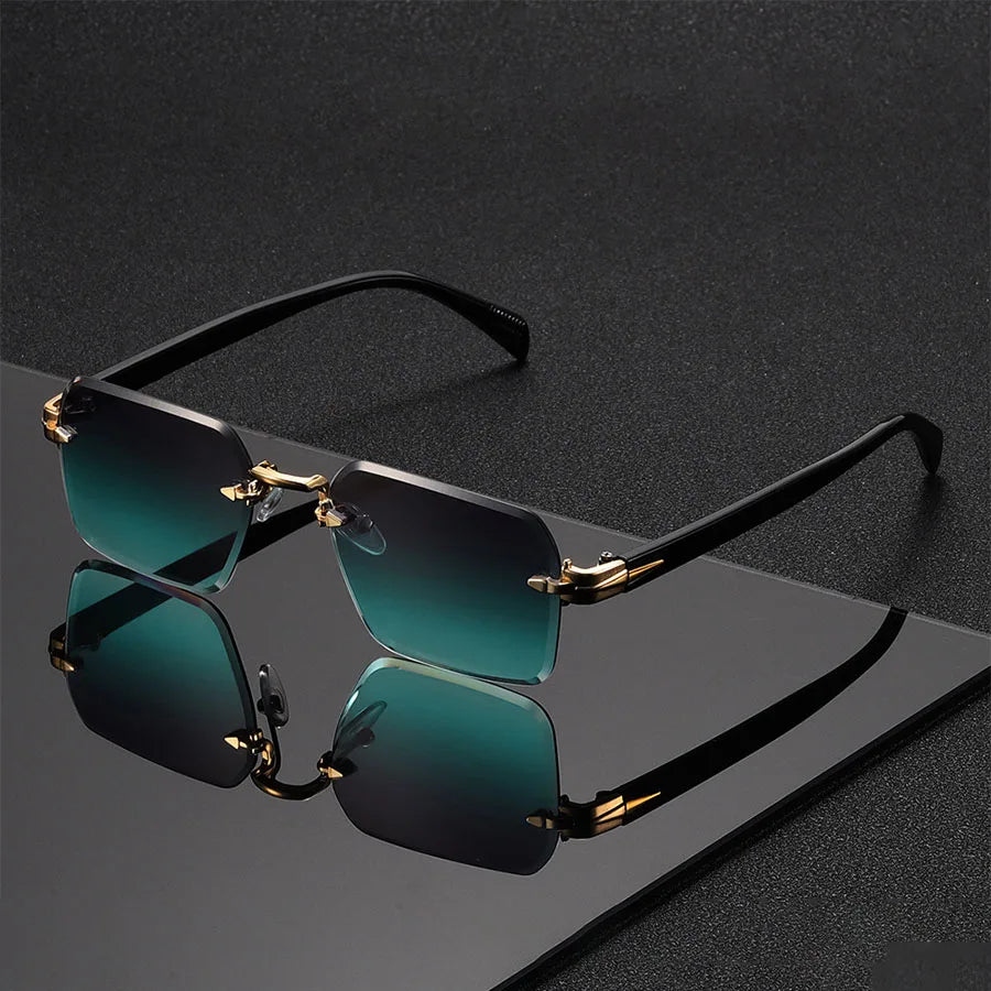 Óculos de Sol Unissexo Sem Aro – Fashion, Ideal para Festas e Oferta