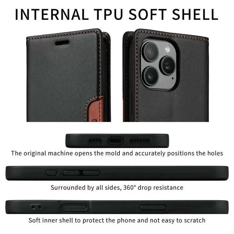 Capa Luxo com Carteira para Xiaomi Redmi Note – Magnética, RFID, Flip