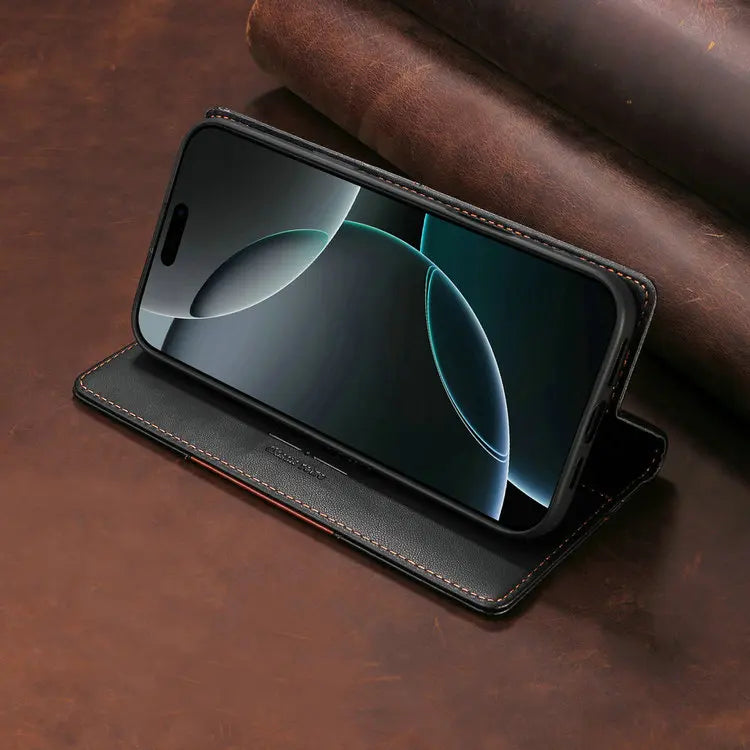 Capa Luxo com Carteira para Xiaomi Redmi Note – Magnética, RFID, Flip